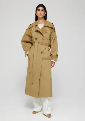 RÓHE TEXTURED TRENCH COAT