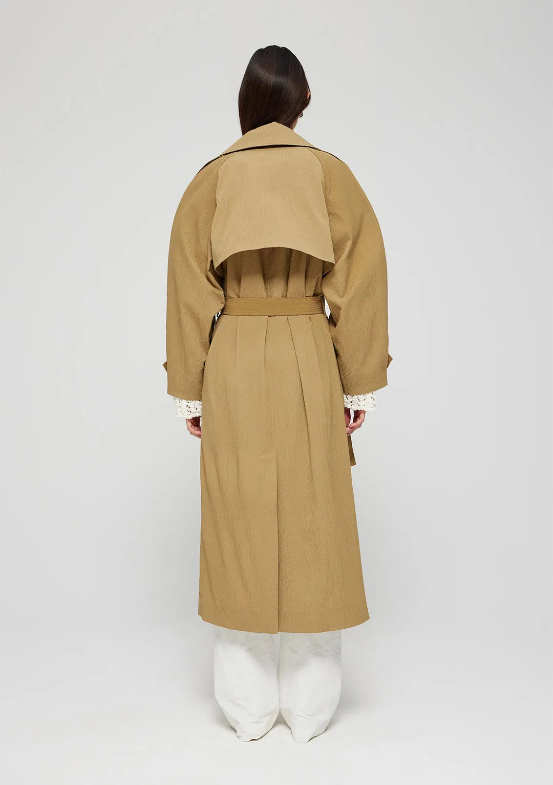 RÓHE TEXTURED TRENCH COAT