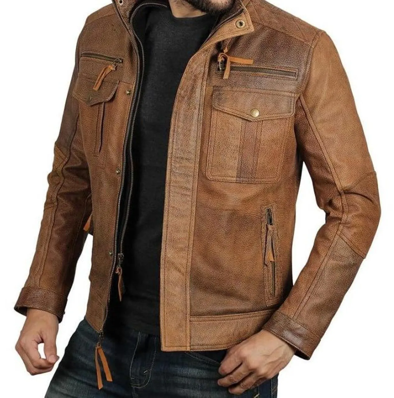 Rider Motorcycle Leather Jacket