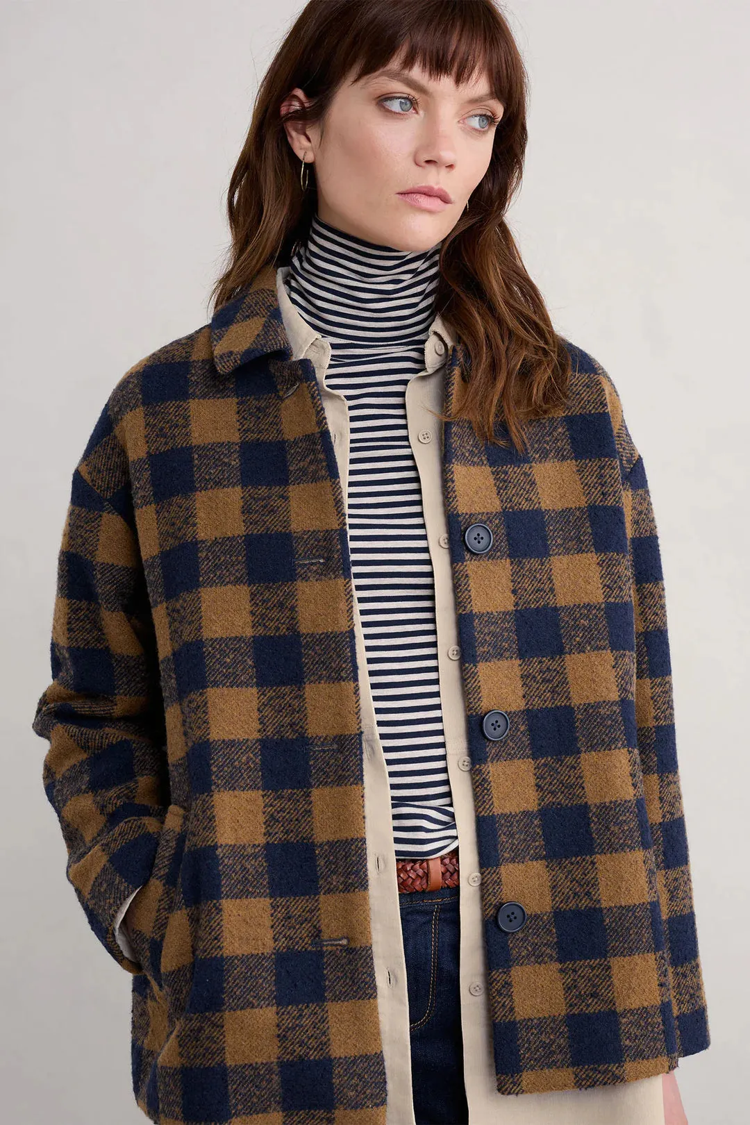 Seasalt Beamwind Coat - Maritime
