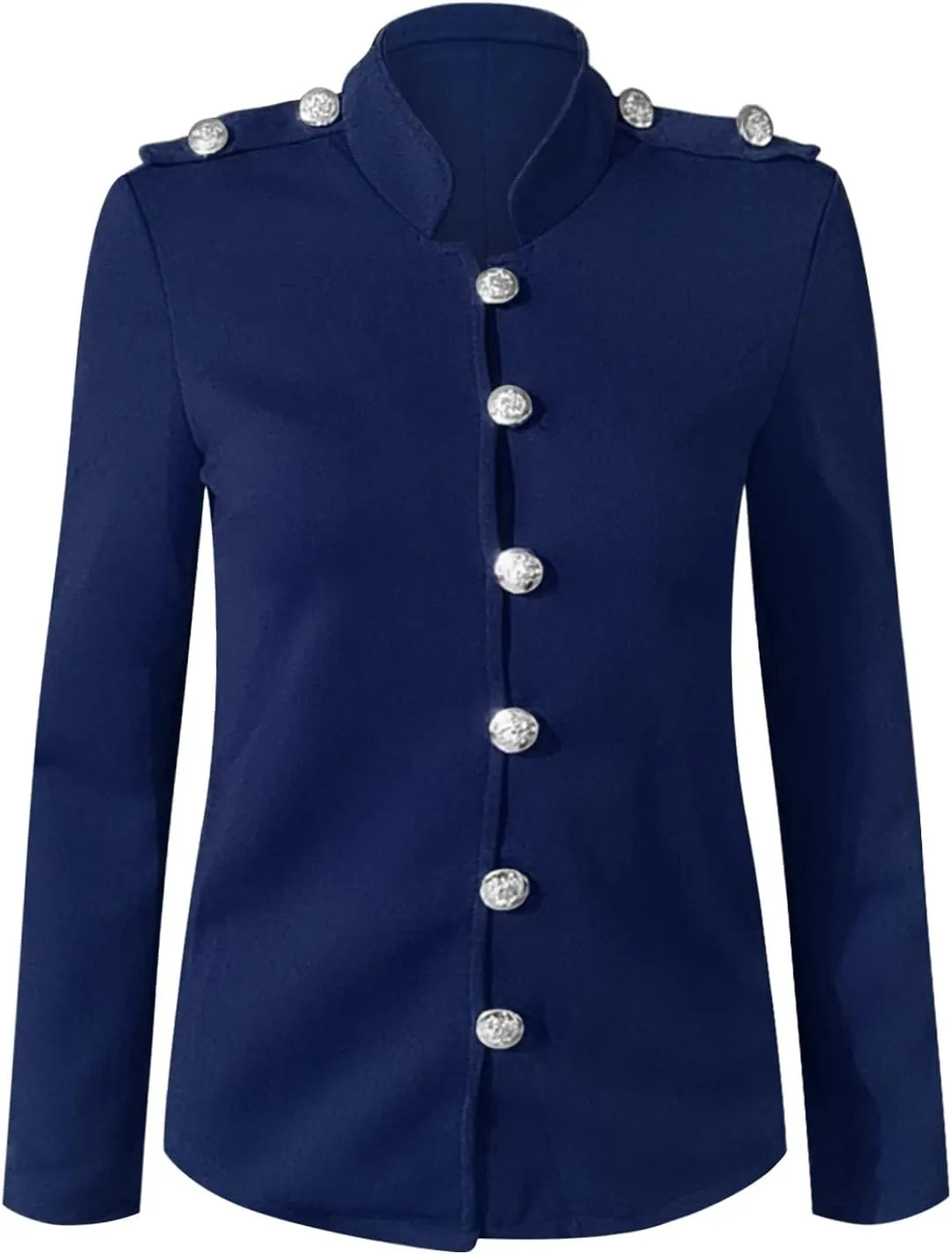 SHAOBGE Ladies Coats Winter Women Long Sleeve Casual Slim Top Button Stand Collar Solid Business Jacket 3 In1 Jacket