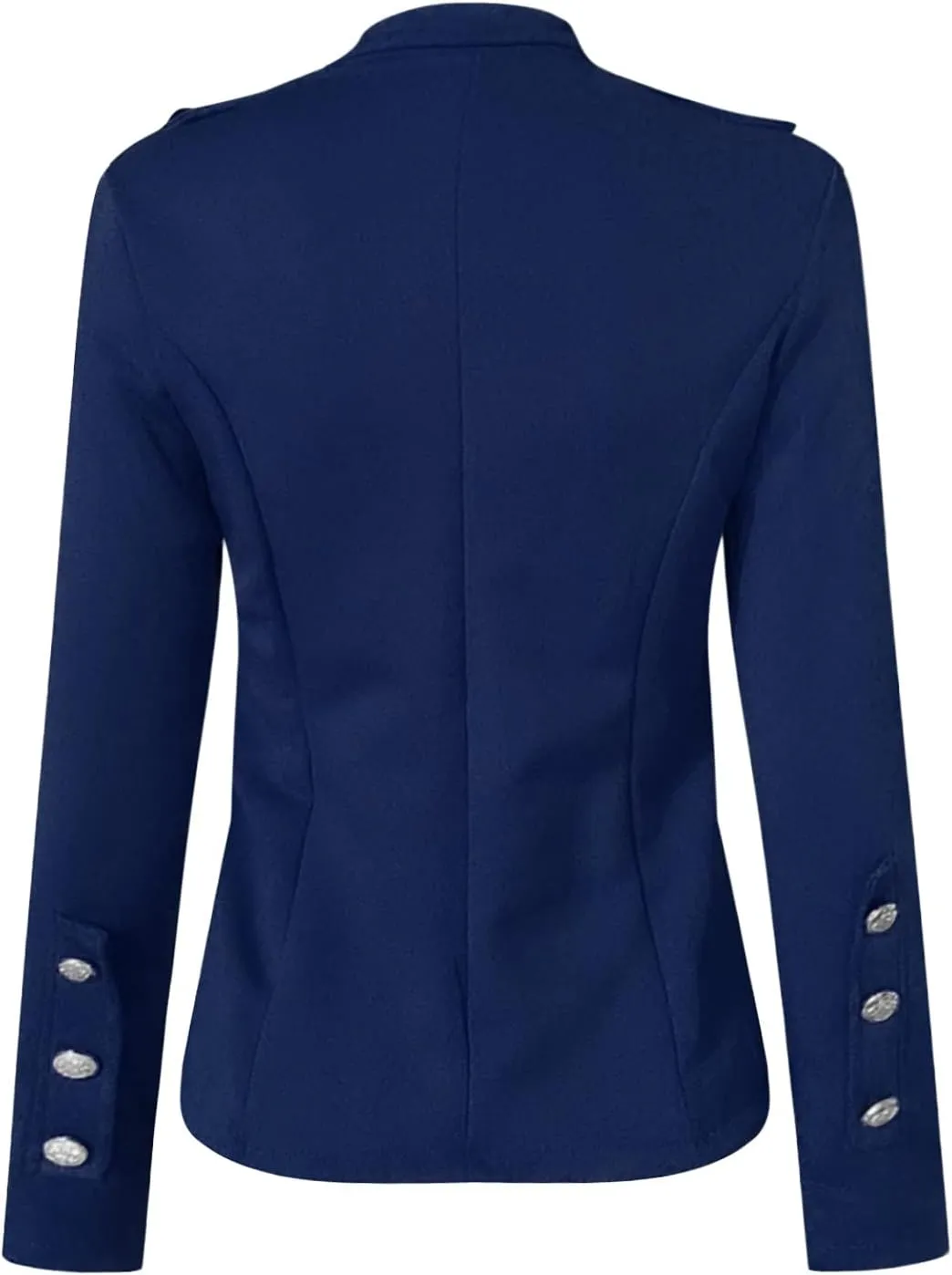 SHAOBGE Ladies Coats Winter Women Long Sleeve Casual Slim Top Button Stand Collar Solid Business Jacket 3 In1 Jacket