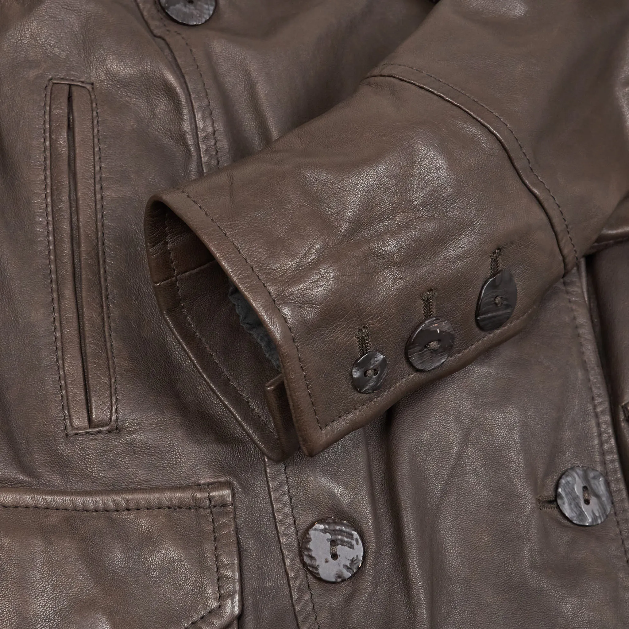 Stewart Ladies Peacoat Leather Jackets
