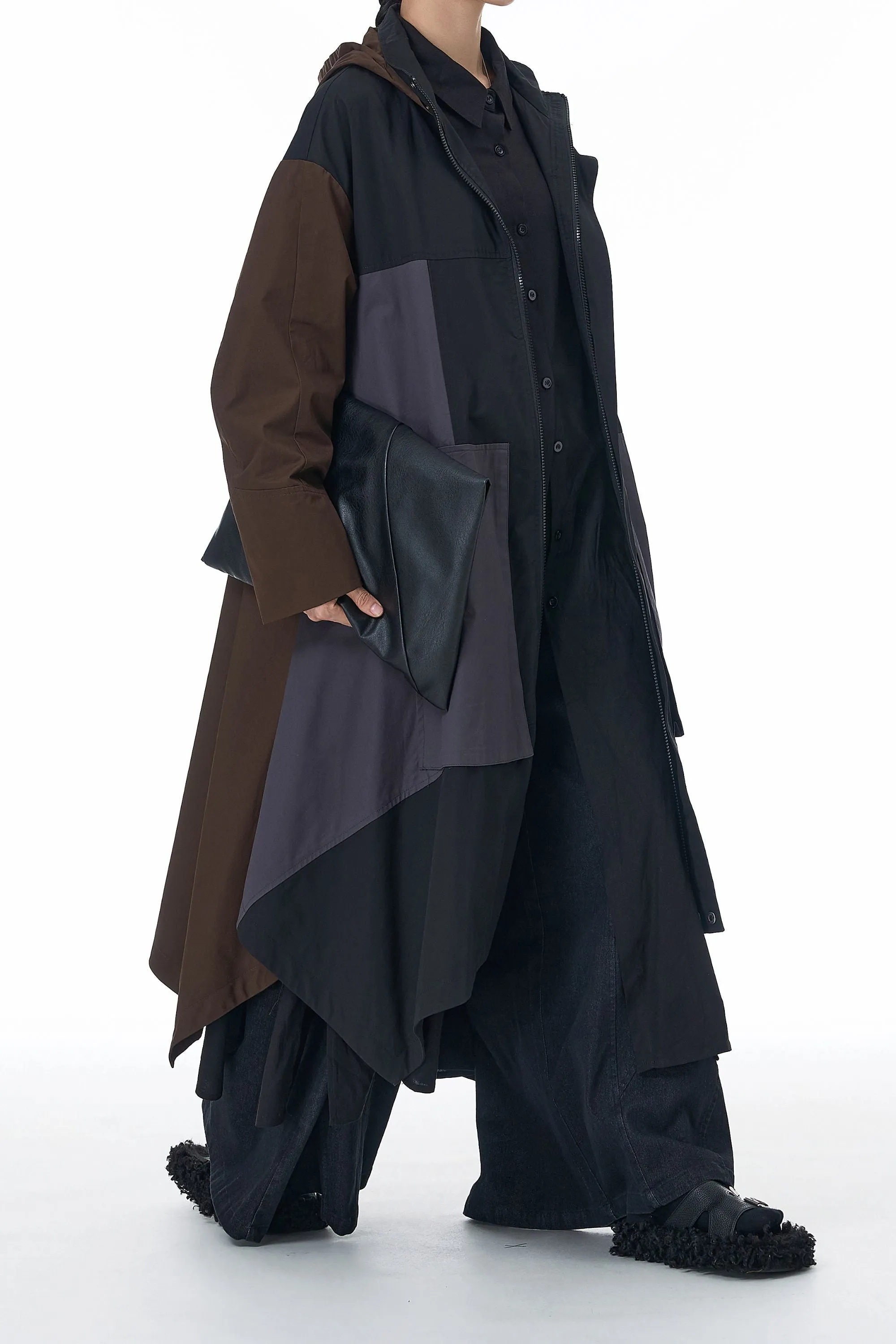 Street Zip Trench Coat