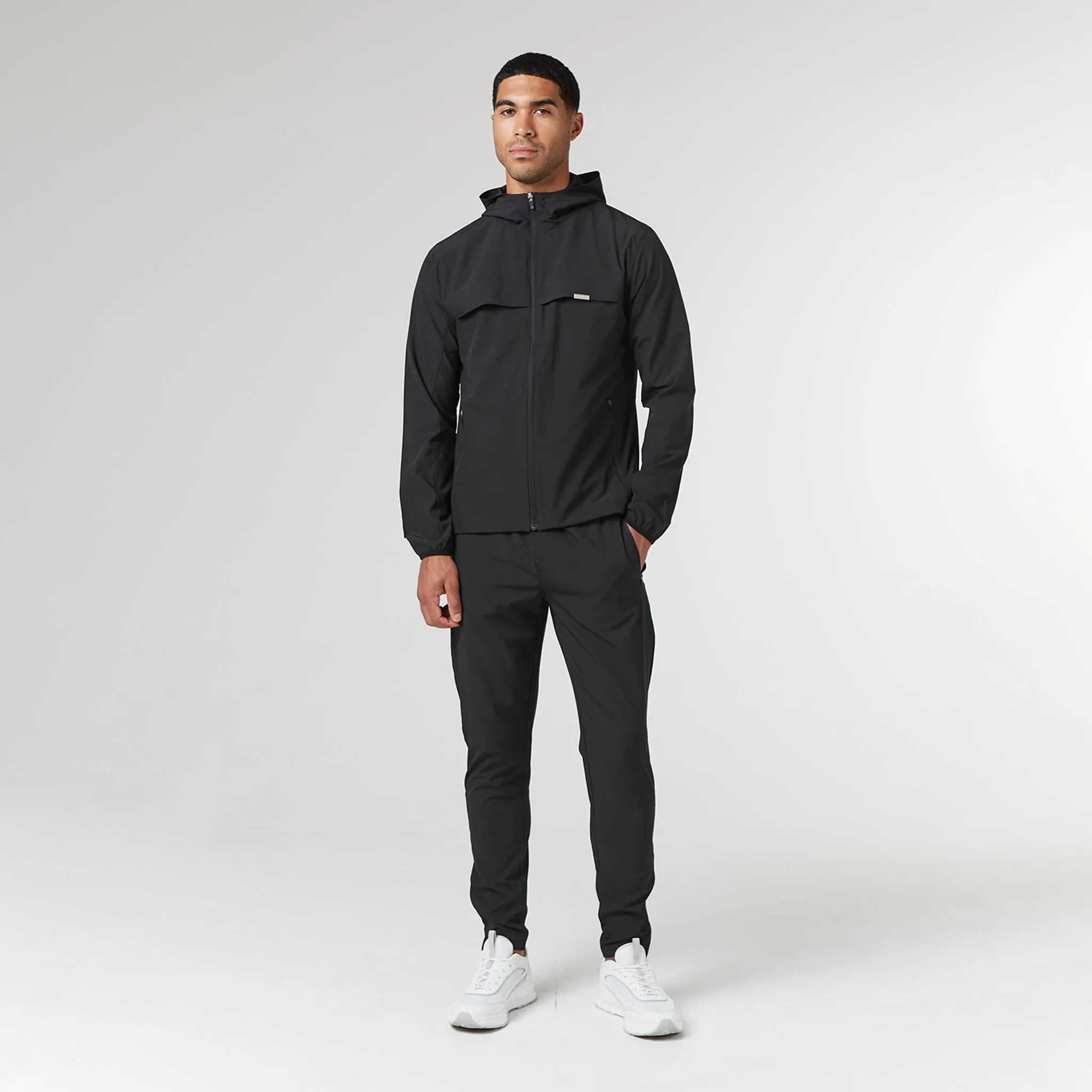 Stretch Tech Windbreaker | Black