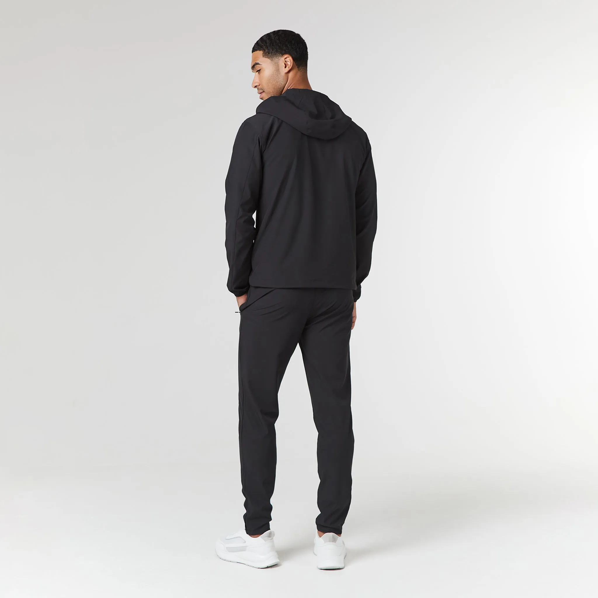 Stretch Tech Windbreaker | Black