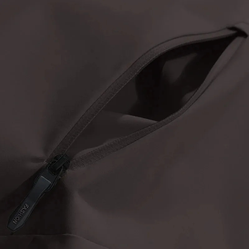 Unisex Waterproof Windbreaker Jacket with Removable Hood - Breathable, Anti-Sweat, and Durable for Hiking, Camping, and Outdoor Adventures