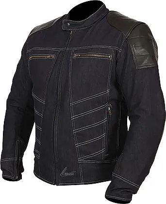 WEISE Fury Denim and Leather Jacket