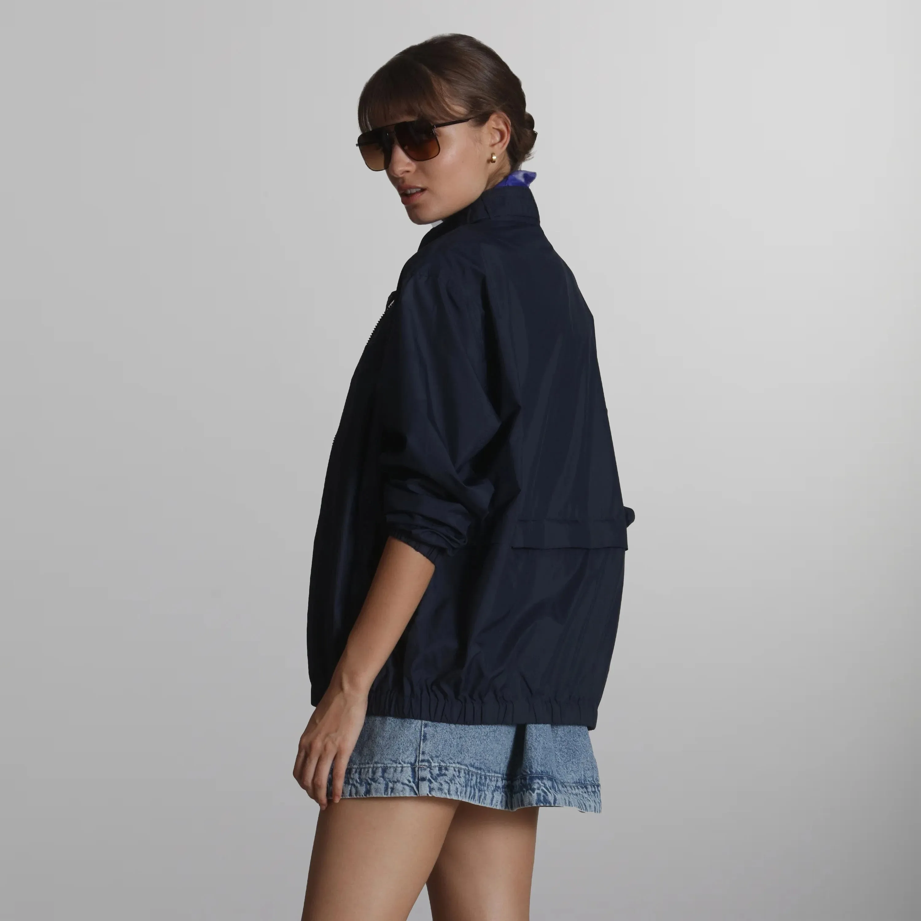 Women's Windbreaker Oversized Packable Jacket